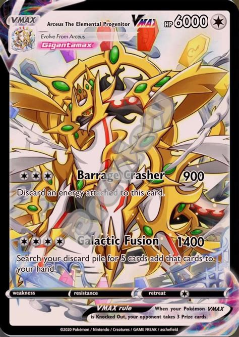 mega arceus card|Arceus V .